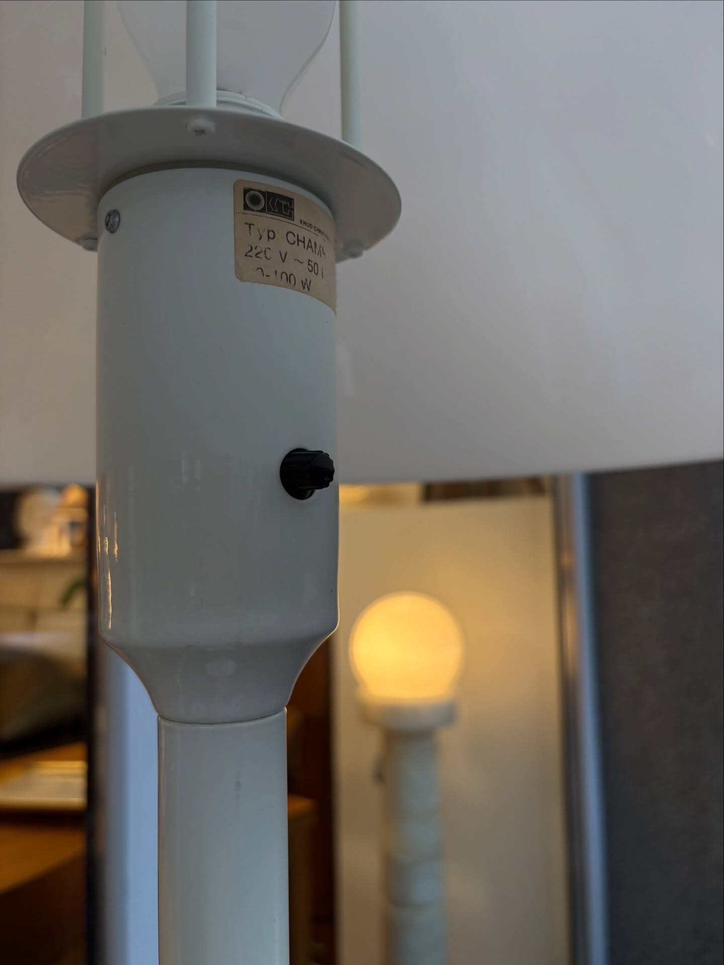 lampa podłogowa proj. knud christensen dla christensen electric a/s, dania 1960s lampa podłogowa proj. knud christensen dla christensen electric a/s, dania 1960s