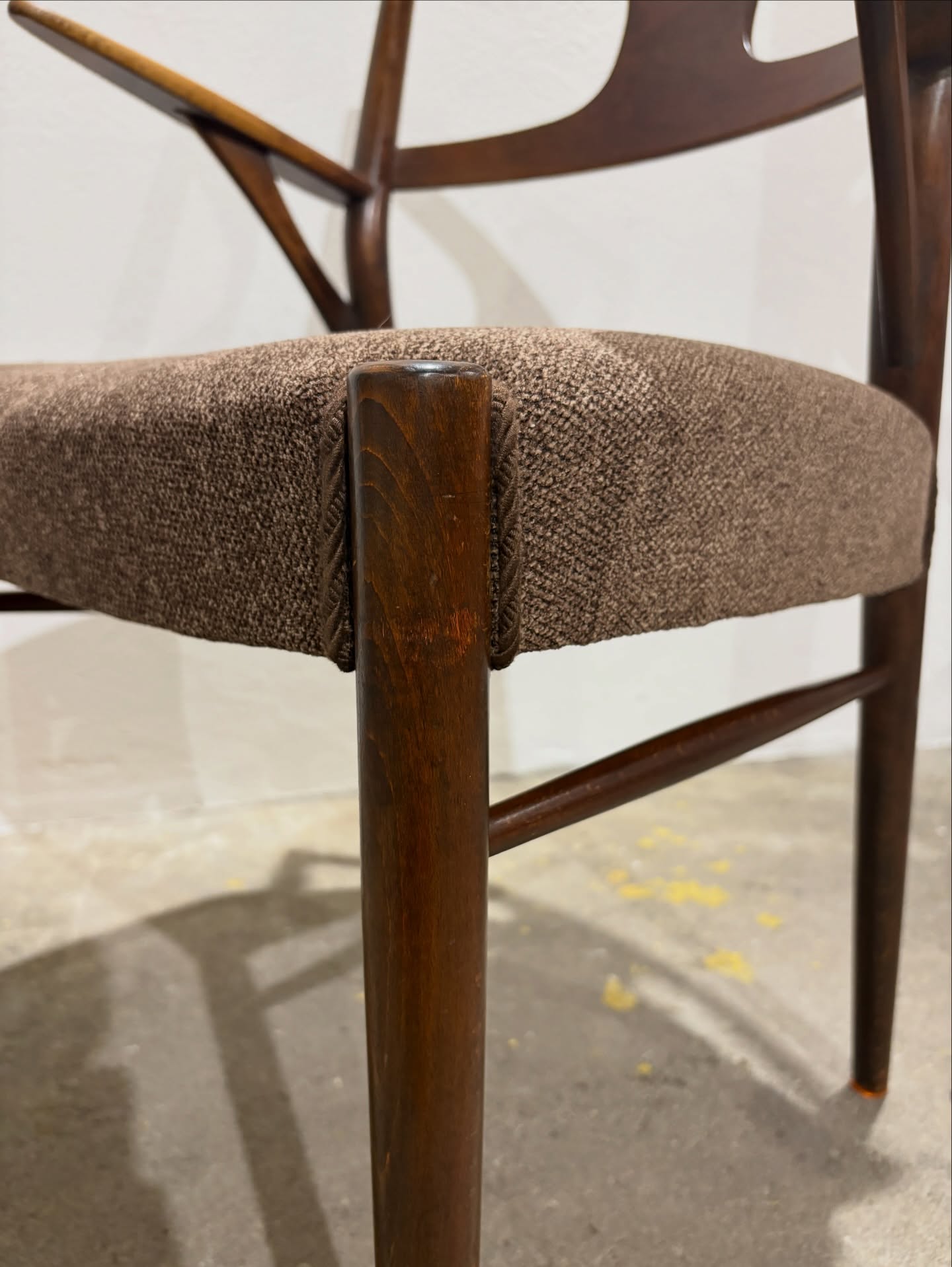 krzesło z podłokietnikami model 46 proj. kurt Østervig dla randers møbelfabrik, dania 1950s. krzesło z podłokietnikami model 46 proj. kurt Østervig dla randers møbelfabrik, dania 1950s.