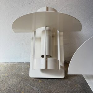 para metalowych kinkietów, model saturn proj. joachim lepper dla louis poulsen, 1960s