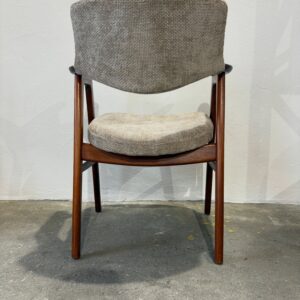 fotel z drewna tekowego model 43 proj. erik kirkegaard dla høng stolefabrik, dania 1950s