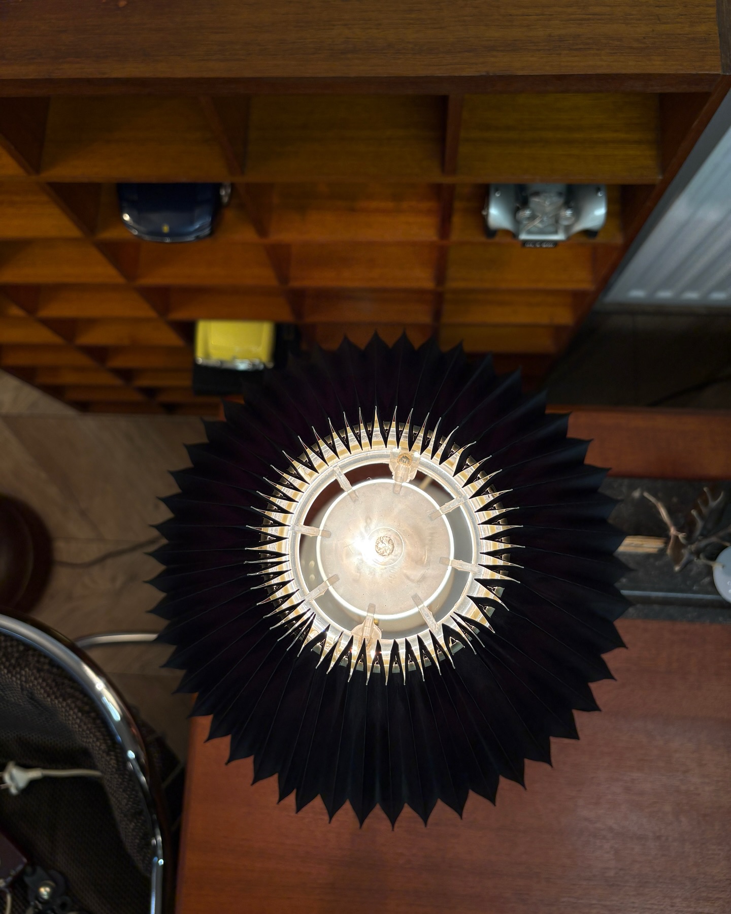 lampa stołowa ze szkła opalowego proj. michael bang dla holmegaard „claridge”, dania 1960s lampa stołowa ze szkła opalowego proj. michael bang dla holmegaard „claridge”, dania 1960s
