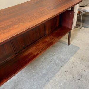 palisandrowe biurko dwustronne , zaprojektowane przez gunnar’a nielsen’a tibergaarda, dania 1960s