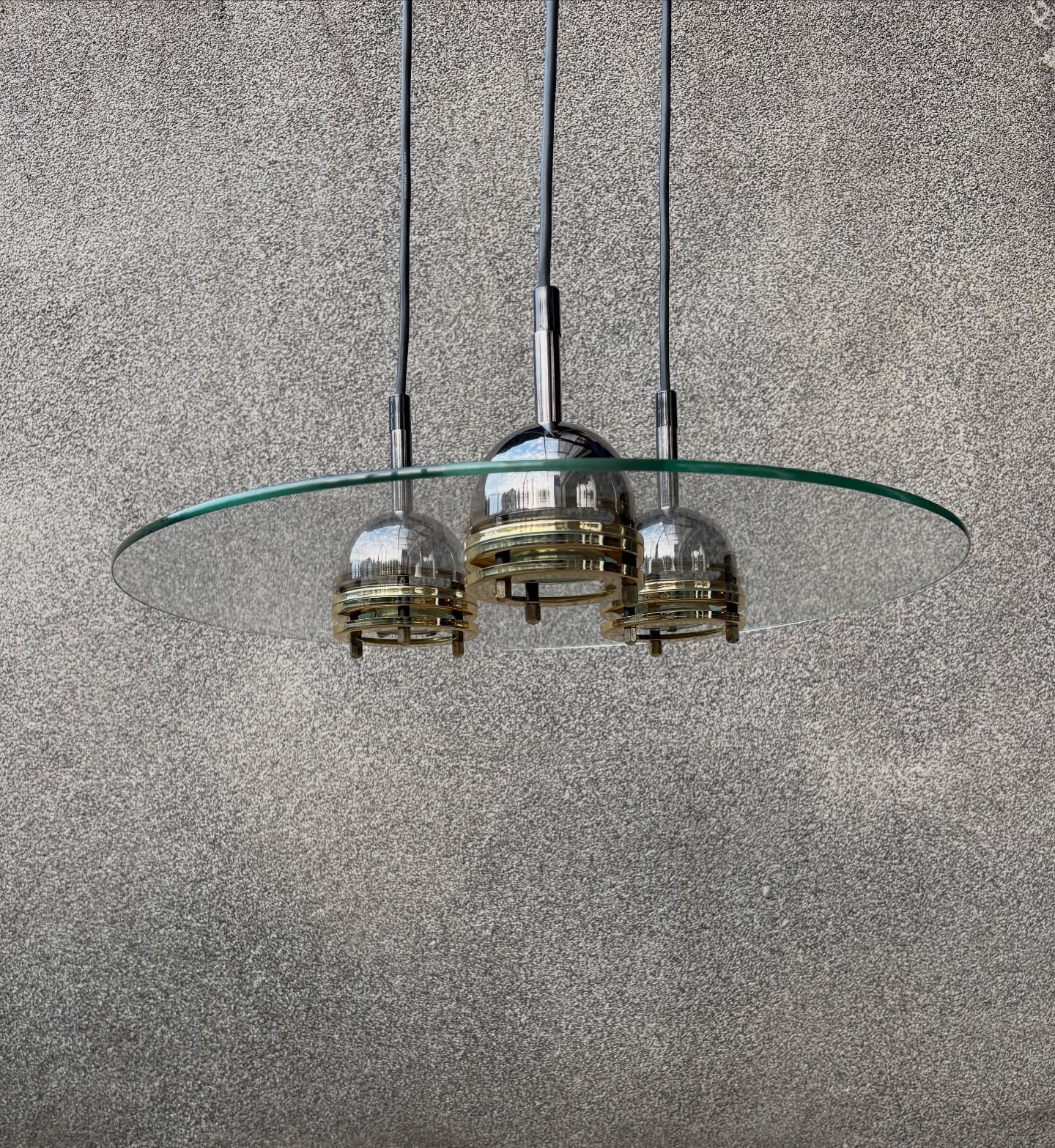 lampa sufitowa w stylu space age prod. massive, belgia 1970s lampa sufitowa w stylu space age prod. massive, belgia 1970s