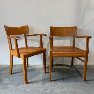 modernistyczne krzesło z drewna bukowego prod. holg dla casala, niemcy 1940/1950s