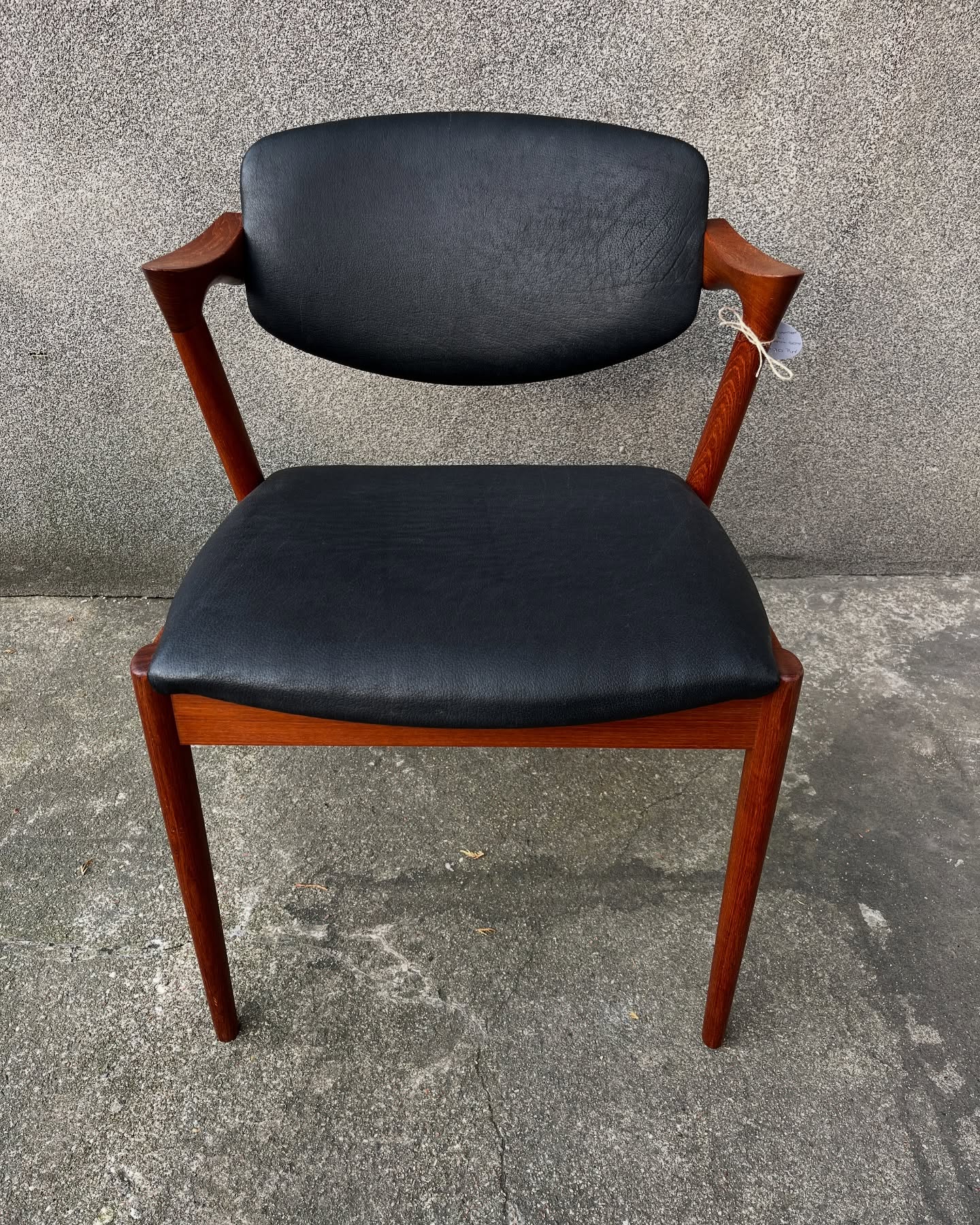 krzesło tekowe model 42 proj. kai kristiansen, dania 1960s krzesło tekowe model 42 proj. kai kristiansen, dania 1960s